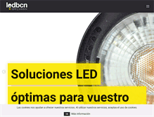 Tablet Screenshot of ledbcn.com